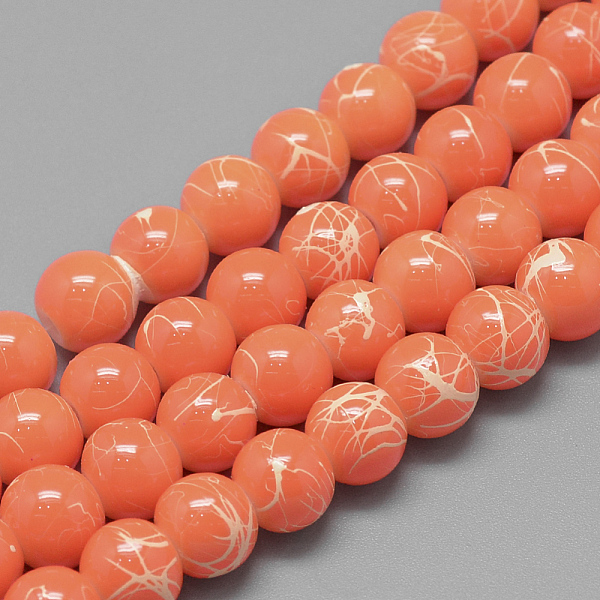 PandaHall Drawbench Glass Beads Strands, Baking Painted, Dyed, Round, Orange Red, 10mm, Hole: 1.5mm, about 85pcs/strand, 31.4 inch Glass...
PandaHall Drawbench Glass Beads Strands, Baking Painted, Dyed, Round, Orange Red, 10mm, Hole: 1.5mm, about 85pcs/strand, 31.4 inch Glass...