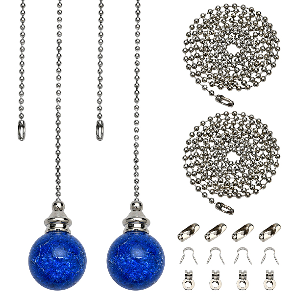 PandaHall DIY Necklace Making, with Round Natural Quartz Crystal Pendants, Iron Ball Chains, Chain Connectors and Bone Buckle, Midnight...
PandaHall DIY Necklace Making, with Round Natural Quartz Crystal Pendants, Iron Ball Chains, Chain Connectors and Bone Buckle, Midnight...