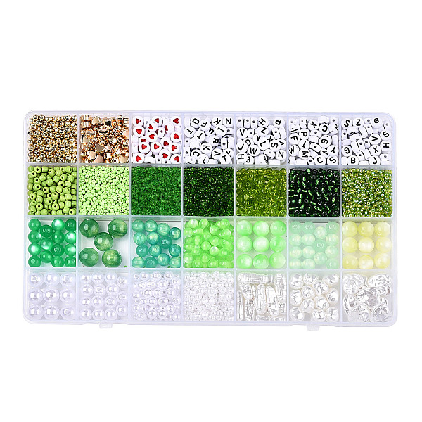 PandaHall DIY 28 Style Resin & Acrylic & ABS Beads Jewelry Making Finding Kit, Flat Round & Rice & Barrel & Nugget & Heart & Strip, Yellow...
PandaHall DIY 28 Style Resin & Acrylic & ABS Beads Jewelry Making Finding Kit, Flat Round & Rice & Barrel & Nugget & Heart & Strip, Yellow...