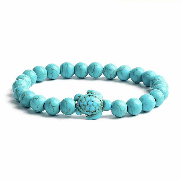 PandaHall Turquoise Bracelet with Elastic Rope Bracelet, Male and Female Lovers Best Friend Natural Gemstone
PandaHall Turquoise Bracelet with Elastic Rope Bracelet, Male and Female Lovers Best Friend Natural Gemstone