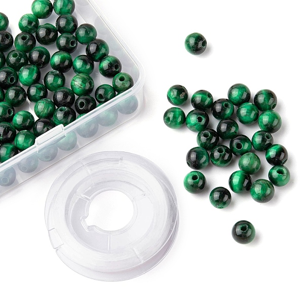 PandaHall 100Pcs 8mm Natural Green Tiger Eye Round Beads, with 10m Elastic Crystal Thread, for DIY Stretch Bracelets Making Kits, 8mm, Hole...
PandaHall 100Pcs 8mm Natural Green Tiger Eye Round Beads, with 10m Elastic Crystal Thread, for DIY Stretch Bracelets Making Kits, 8mm, Hole...