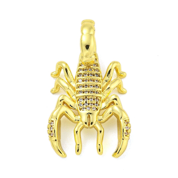 PandaHall Brass Micro Pave Cubic Zirconia Pendants, Real 18K Gold Plated, Scorpion, Clear, 34x19.5x10mm, Hole: 8x6mm Brass+Cubic Zirconia...
PandaHall Brass Micro Pave Cubic Zirconia Pendants, Real 18K Gold Plated, Scorpion, Clear, 34x19.5x10mm, Hole: 8x6mm Brass+Cubic Zirconia...