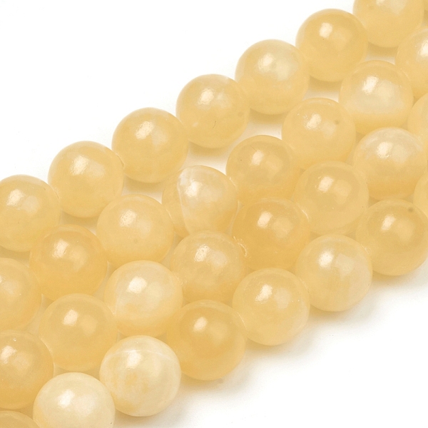 PandaHall Natural Yellow Jade Beads Strands, Round, 10mm, Hole: 1.2mm, about 39pcs/Strand, 15.16 inch(38.5cm) Yellow Jade Round
PandaHall Natural Yellow Jade Beads Strands, Round, 10mm, Hole: 1.2mm, about 39pcs/Strand, 15.16 inch(38.5cm) Yellow Jade Round