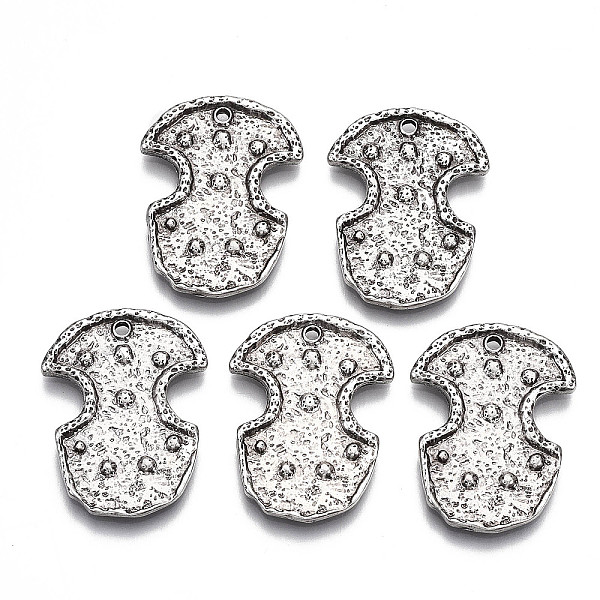 PandaHall Alloy Pendants, Cadmium Free & Nickel Free & Lead Free, Thailand Sterling Silver Plated, 25.5x19.5x2mm, Hole: 1.4mm Alloy Others
PandaHall Alloy Pendants, Cadmium Free & Nickel Free & Lead Free, Thailand Sterling Silver Plated, 25.5x19.5x2mm, Hole: 1.4mm Alloy Others