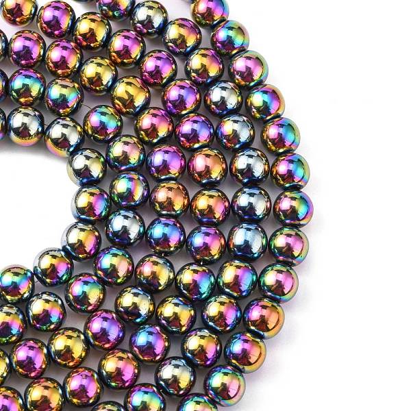 PandaHall Non-magnetic Synthetic Hematite Beads Strands, Grade A, Round, Multi-color Plated, 10mm, Hole: 1.5mm, about 40~42pcs/strand...
PandaHall Non-magnetic Synthetic Hematite Beads Strands, Grade A, Round, Multi-color Plated, 10mm, Hole: 1.5mm, about 40~42pcs/strand...