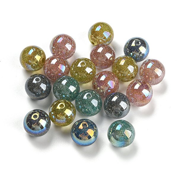 PandaHall Acrylic Beads, with Giltter Powder, Round, Mixed Color, 16mm, Hole: 2mm Acrylic Round Multicolor
PandaHall Acrylic Beads, with Giltter Powder, Round, Mixed Color, 16mm, Hole: 2mm Acrylic Round Multicolor