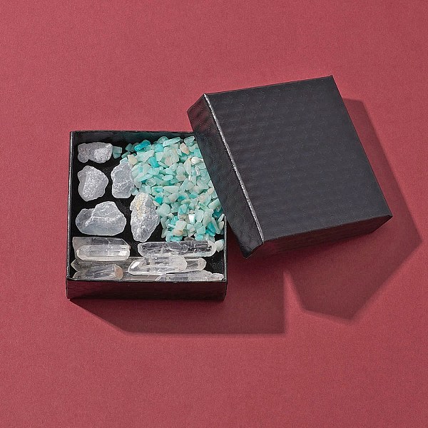 PandaHall 65G Rough Raw Natural Mixed Germstone Beads Kits, No Hole/Undrilled, Nuggets/Chip, Natural Quartz Crystal & Celestite/Celestine &...
PandaHall 65G Rough Raw Natural Mixed Germstone Beads Kits, No Hole/Undrilled, Nuggets/Chip, Natural Quartz Crystal & Celestite/Celestine &...