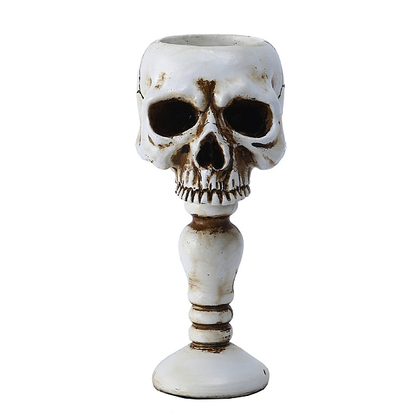 PandaHall Halloween Theme Resin Candle Holder, Round Tealight Candlestick, Skull Shape, White, 6.5x7.5x15cm, Inner Diameter: 4.3cm Resin...
PandaHall Halloween Theme Resin Candle Holder, Round Tealight Candlestick, Skull Shape, White, 6.5x7.5x15cm, Inner Diameter: 4.3cm Resin...
