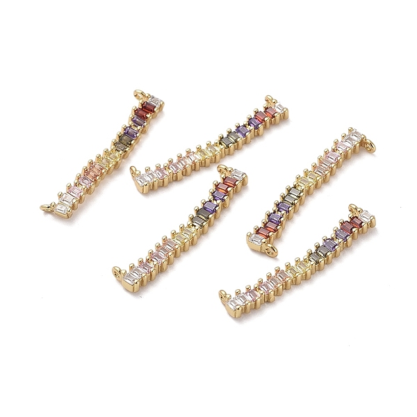 PandaHall Brass Micro Pave Colorful Cubic Zirconia Pendants, Rectangle Bar, Golden, 27x5x2mm, Hole: 0.8mm Brass+Cubic Zirconia Rectangle
PandaHall Brass Micro Pave Colorful Cubic Zirconia Pendants, Rectangle Bar, Golden, 27x5x2mm, Hole: 0.8mm Brass+Cubic Zirconia Rectangle