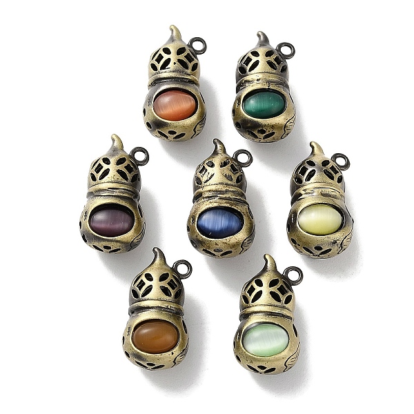 PandaHall Brass Pendants, with Cat Eye, Cadmium Free & Lead Free, Gourd, Mixed Color, 23x12.5x11.5mm, Hole: 1.8mm Brass Others Multicolor
PandaHall Brass Pendants, with Cat Eye, Cadmium Free & Lead Free, Gourd, Mixed Color, 23x12.5x11.5mm, Hole: 1.8mm Brass Others Multicolor