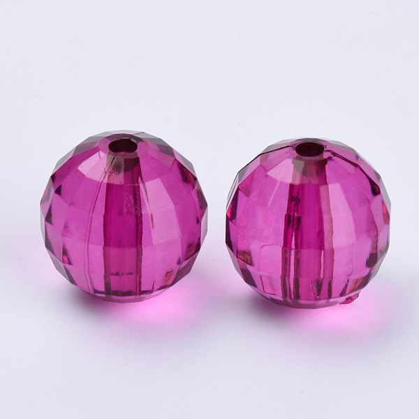 PandaHall Transparent Acrylic Beads, Faceted, Round, Medium Violet Red, 20x19.5mm, Hole: 2.9mm, about 105pcs/500g Acrylic Round
PandaHall Transparent Acrylic Beads, Faceted, Round, Medium Violet Red, 20x19.5mm, Hole: 2.9mm, about 105pcs/500g Acrylic Round