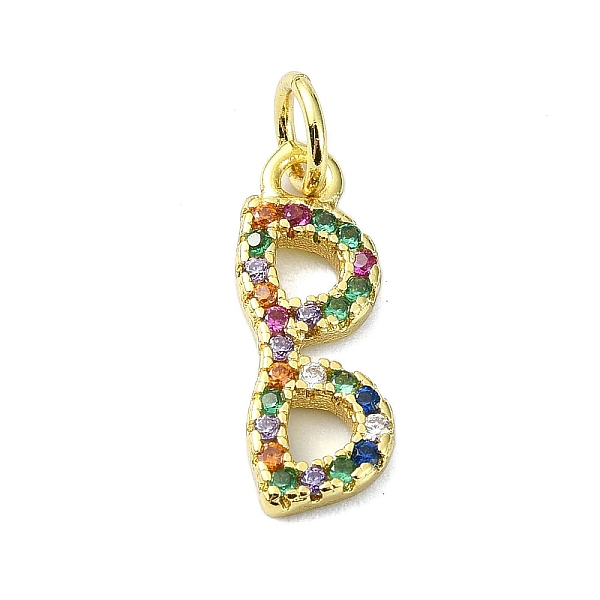 PandaHall Brass Micro Pave Colorful Cubic Zirconia Pendants, Glasses, Real 18K Gold Plated, 16.5x6x2mm Brass+Cubic Zirconia Glasses..., Multicolor
PandaHall Brass Micro Pave Colorful Cubic Zirconia Pendants, Glasses, Real 18K Gold Plated, 16.5x6x2mm Brass+Cubic Zirconia Glasses..., Multicolor