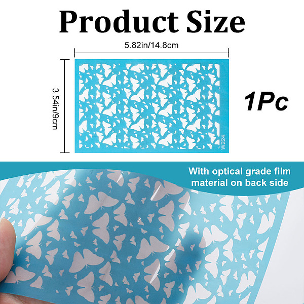 PandaHall CREATCABIN Butterfly Silk Screen Stencils for Polymer Clay Reusable Silkscreen Printing Working with Clay Earrings Polymer Screen...
PandaHall CREATCABIN Butterfly Silk Screen Stencils for Polymer Clay Reusable Silkscreen Printing Working with Clay Earrings Polymer Screen...