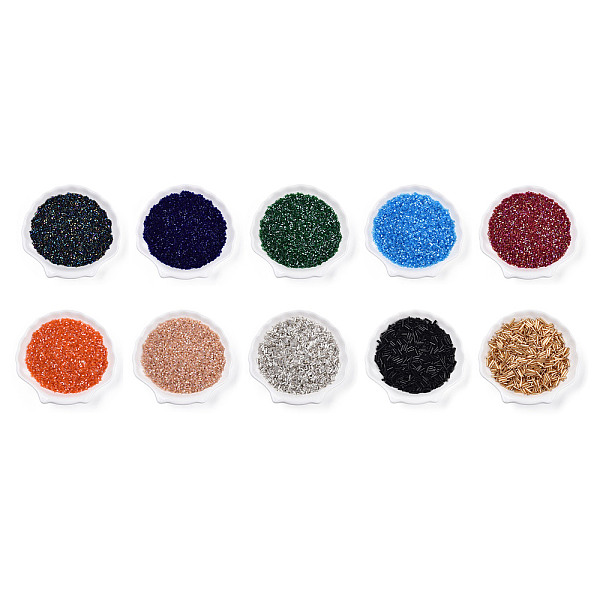 PandaHall Mixed Grade A Glass Bugle Beads & Hexagon Two Cut Beads, Mixed Style, Mixed Color, 1.5~13x1.5~3mm, Hole: 0.6~0.8mm, about 450g/bag..., Multicolor
PandaHall Mixed Grade A Glass Bugle Beads & Hexagon Two Cut Beads, Mixed Style, Mixed Color, 1.5~13x1.5~3mm, Hole: 0.6~0.8mm, about 450g/bag..., Multicolor