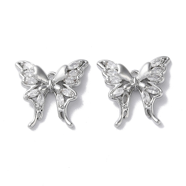 PandaHall Glass Pendants, with Brass Findings, Butterfly Charm, Real Platinum Plated, 15.5x16x3.5mm, Hole: 1.2mm Brass+Glass Butterfly Clear
PandaHall Glass Pendants, with Brass Findings, Butterfly Charm, Real Platinum Plated, 15.5x16x3.5mm, Hole: 1.2mm Brass+Glass Butterfly Clear