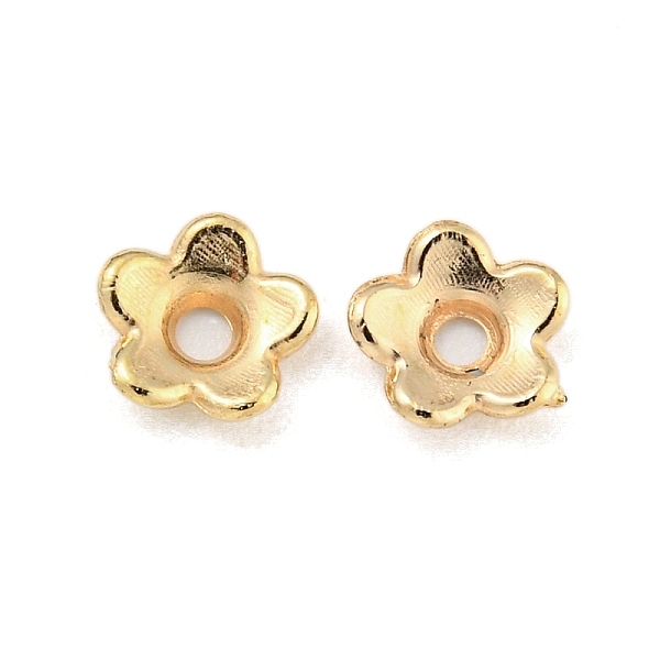 PandaHall CCB Plastic Bead Caps, 5-Petal Flower, Golden, 6x1.5mm, Hole: 1.4mm Plastic
PandaHall CCB Plastic Bead Caps, 5-Petal Flower, Golden, 6x1.5mm, Hole: 1.4mm Plastic