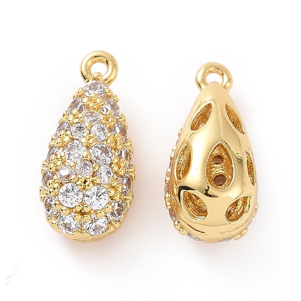 PandaHall Brass Micro Pave Clear Cubic Zirconia Charms, Teardrop Charm, Real 18K Gold Plated, 14x6.5x6mm, Hole: 1mm Brass+Cubic Zirconia...
PandaHall Brass Micro Pave Clear Cubic Zirconia Charms, Teardrop Charm, Real 18K Gold Plated, 14x6.5x6mm, Hole: 1mm Brass+Cubic Zirconia...