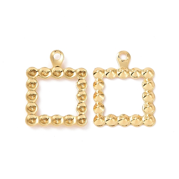 PandaHall Ion Plating(IP) 304 Stainless Steel Pendant Rhinestone Settings, Square Charms, Golden, Fit For 1mm Rhinestone, 14x11x1mm, Hole...
PandaHall Ion Plating(IP) 304 Stainless Steel Pendant Rhinestone Settings, Square Charms, Golden, Fit For 1mm Rhinestone, 14x11x1mm, Hole...