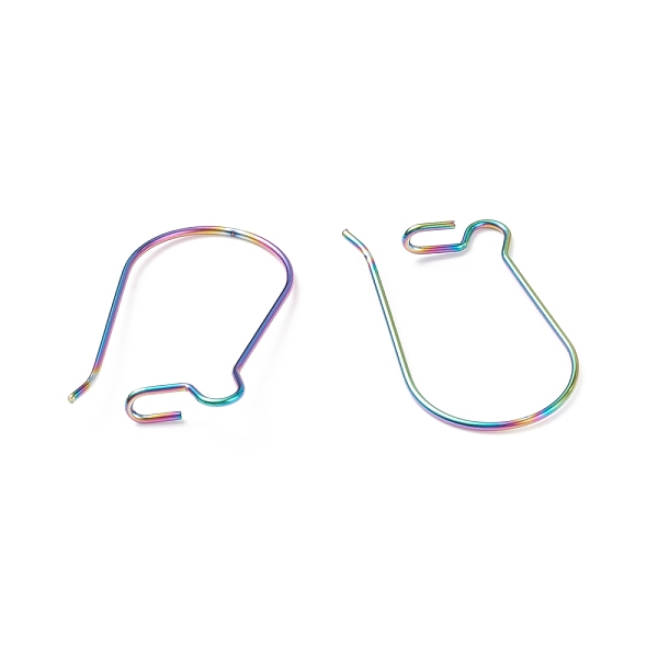 PandaHall Ion Plating(IP) Rainbow Color 316 Surgical Stainless Steel Hook Earrings, Rainbow Color, 25x17mm, Pin: 0.7mm 316 Surgical...
PandaHall Ion Plating(IP) Rainbow Color 316 Surgical Stainless Steel Hook Earrings, Rainbow Color, 25x17mm, Pin: 0.7mm 316 Surgical...