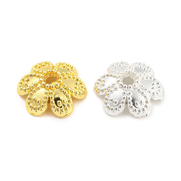 PandaHall Rack Plating Alloy Bead Cap, Flower, Mixed Color, 10x9x3mm, Hole: 1.6mm Alloy
PandaHall Rack Plating Alloy Bead Cap, Flower, Mixed Color, 10x9x3mm, Hole: 1.6mm Alloy