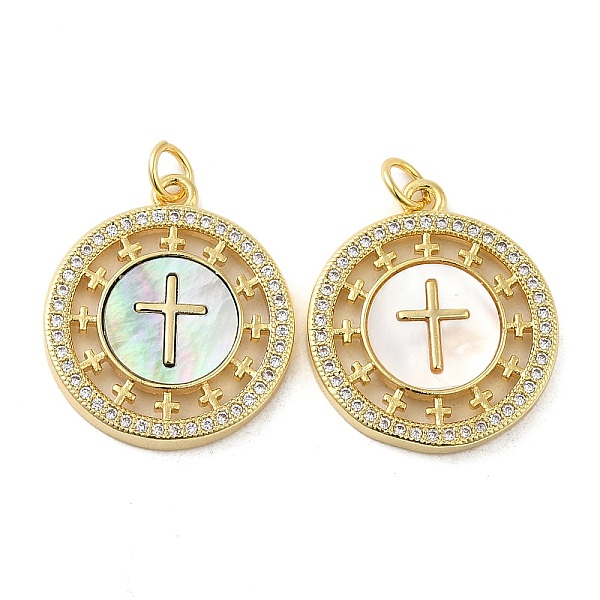 PandaHall Brass Micro Pave Cubic Zirconia Pendants, with Shell, Long Lasting Plated. Cadmium Free & Lead Free, Flat Round, Real 18K Gold..., Clear
PandaHall Brass Micro Pave Cubic Zirconia Pendants, with Shell, Long Lasting Plated. Cadmium Free & Lead Free, Flat Round, Real 18K Gold..., Clear
