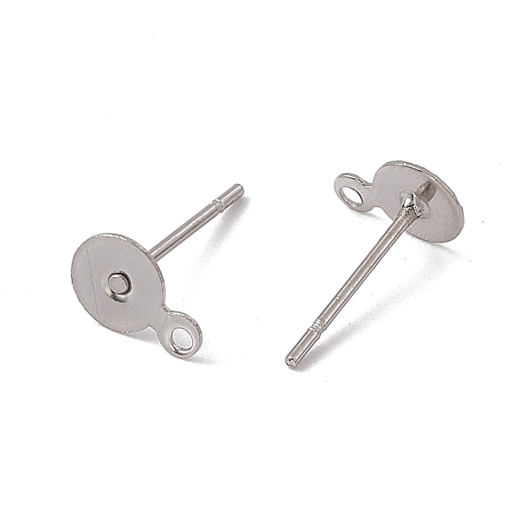PandaHall Original Color Stud Earring Flat Bases, Stainless Steel Stud Earring Findings, with Loop, 12x7mm, Hole: 1mm, Pin: 0.7mm Stainless...
PandaHall Original Color Stud Earring Flat Bases, Stainless Steel Stud Earring Findings, with Loop, 12x7mm, Hole: 1mm, Pin: 0.7mm Stainless...