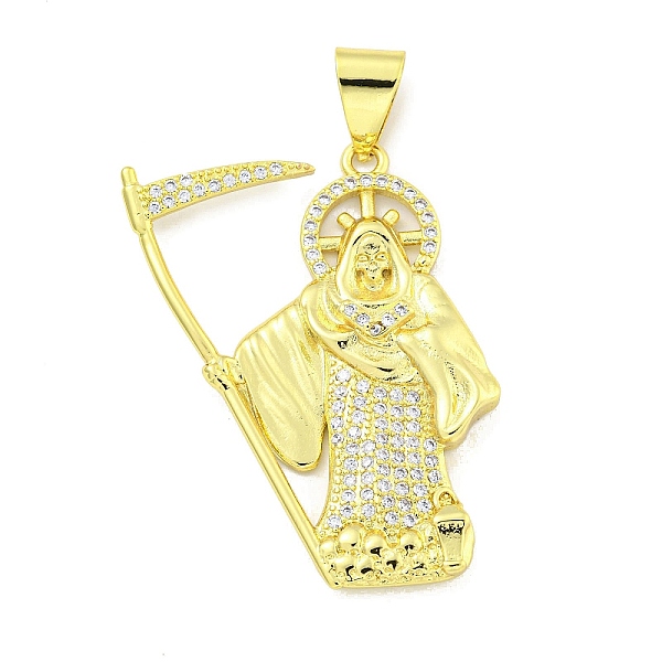 PandaHall Rack Plating Brass Micro Pave Clear Cubic Zirconia Pendants, Cadmium Free & Lead Free, Long-Lasting Plated, Death, Real 18K Gold...
PandaHall Rack Plating Brass Micro Pave Clear Cubic Zirconia Pendants, Cadmium Free & Lead Free, Long-Lasting Plated, Death, Real 18K Gold...