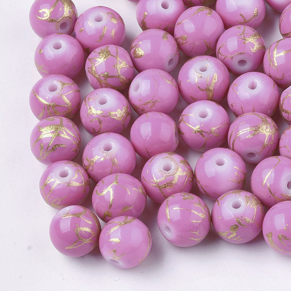 PandaHall Drawbench Glass Beads, Round, Spray Painted Style, Violet, 8mm, Hole: 1.5mm Glass Round Purple
PandaHall Drawbench Glass Beads, Round, Spray Painted Style, Violet, 8mm, Hole: 1.5mm Glass Round Purple