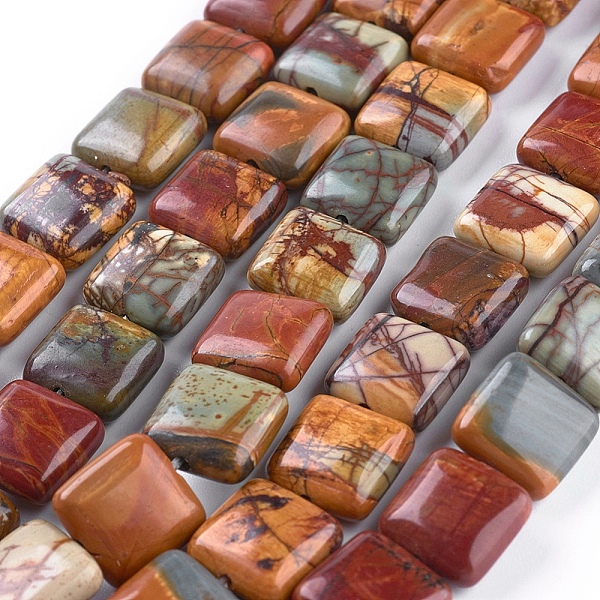 PandaHall Natural Picasso Stone/Picasso Jasper Graduated Bead Strands, Square, 12x12x3~4mm, Hole: 1mm, about 33pcs/strand, 15.7 inch(40cm)...
PandaHall Natural Picasso Stone/Picasso Jasper Graduated Bead Strands, Square, 12x12x3~4mm, Hole: 1mm, about 33pcs/strand, 15.7 inch(40cm)...