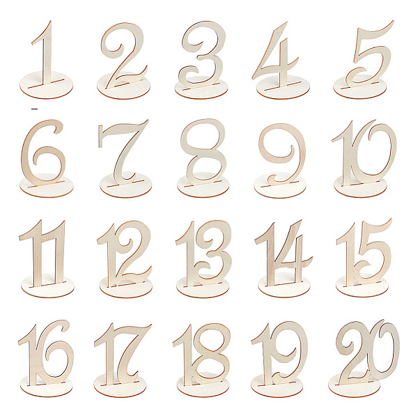 PandaHall FINGERINSPIRE 20PCS Wood Table Numbers with Holder Base (10cm) Tall Wooden Numbers 1-20 Number Shape Wooden Table Decoration..., Orange
PandaHall FINGERINSPIRE 20PCS Wood Table Numbers with Holder Base (10cm) Tall Wooden Numbers 1-20 Number Shape Wooden Table Decoration..., Orange