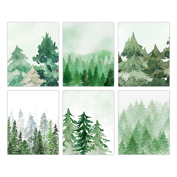PandaHall SUPERDANT Forest Canvas Print Wall Art Green Watercolor Forest Pine Trees Floral Nature Woodland Nursery Decor 6PCS Multicolor...
PandaHall SUPERDANT Forest Canvas Print Wall Art Green Watercolor Forest Pine Trees Floral Nature Woodland Nursery Decor 6PCS Multicolor...