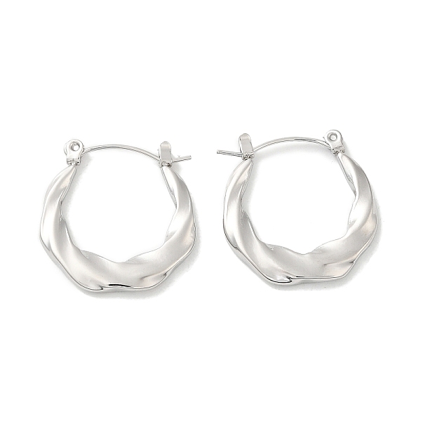 PandaHall 304 Stainless Steel Hoop Earrings for Women, Twist, Stainless Steel Color, 23x6mm 304 Stainless Steel Twist
PandaHall 304 Stainless Steel Hoop Earrings for Women, Twist, Stainless Steel Color, 23x6mm 304 Stainless Steel Twist