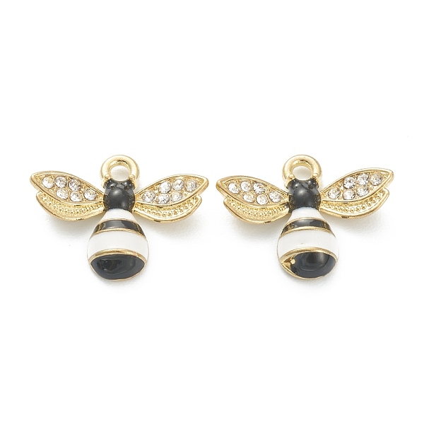 PandaHall Alloy Enamel Pendants, with Crystal Rhinestone, for DIY Accessories, Bees, Light Gold, Lead Free & Cadmium Free, White...
PandaHall Alloy Enamel Pendants, with Crystal Rhinestone, for DIY Accessories, Bees, Light Gold, Lead Free & Cadmium Free, White...