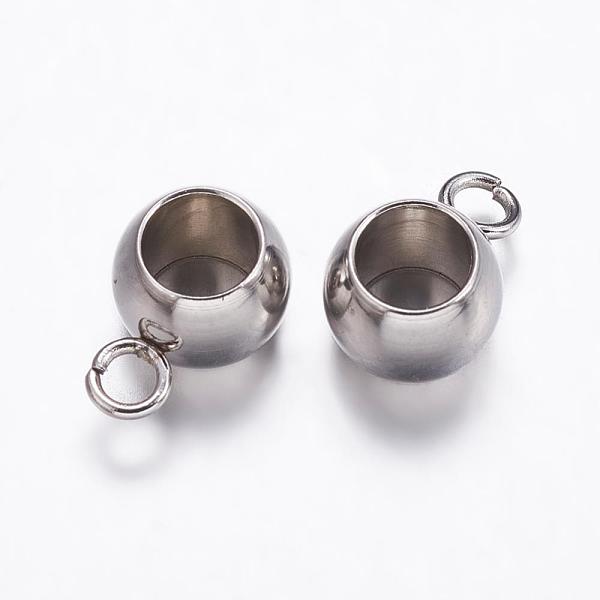 PandaHall 201 Stainless Steel Tube Bails, Loop Bails, Rondelle, 9.5x6.5x5mm, Hole: 2mm, Inner Diameter: 4mm 201 Stainless Steel Rondelle
PandaHall 201 Stainless Steel Tube Bails, Loop Bails, Rondelle, 9.5x6.5x5mm, Hole: 2mm, Inner Diameter: 4mm 201 Stainless Steel Rondelle