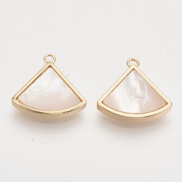 PandaHall Shell Charms, with Brass Findings, Nickel Free, Triangle, Real 18K Gold Plated, 15x15x2.5mm, Hole: 1.2mm Shell Triangle
PandaHall Shell Charms, with Brass Findings, Nickel Free, Triangle, Real 18K Gold Plated, 15x15x2.5mm, Hole: 1.2mm Shell Triangle