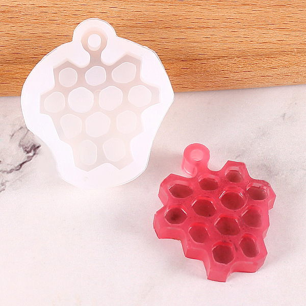 PandaHall Silicone Molds, Pendant Resin Casting Molds, For UV Resin, Epoxy Resin Jewelry Making, Grape, White, 42x38x8mm, Hole: 3mm Silicone...
PandaHall Silicone Molds, Pendant Resin Casting Molds, For UV Resin, Epoxy Resin Jewelry Making, Grape, White, 42x38x8mm, Hole: 3mm Silicone...