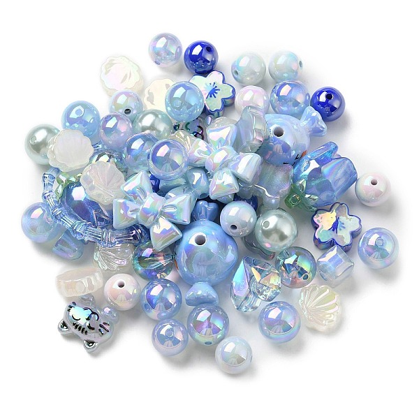 PandaHall Acrylic Beads, Mixed Shapes, Blue, 8~51x8~51x6~27.5mm, Hole: 1.8~3.8mm, about 163pcs/380.2g, 380.2g/bag Acrylic Mixed Shapes Blue
PandaHall Acrylic Beads, Mixed Shapes, Blue, 8~51x8~51x6~27.5mm, Hole: 1.8~3.8mm, about 163pcs/380.2g, 380.2g/bag Acrylic Mixed Shapes Blue