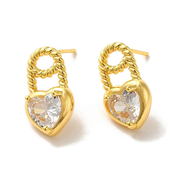 PandaHall Heart Brass Micro Pave Cubic Zirconia Stud Earrings, with 925 Sterling Silver Pins, Real 18K Gold Plated, 15.5x9mm Cubic Zirconia...
PandaHall Heart Brass Micro Pave Cubic Zirconia Stud Earrings, with 925 Sterling Silver Pins, Real 18K Gold Plated, 15.5x9mm Cubic Zirconia...