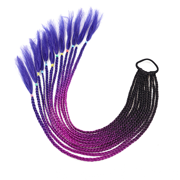 PandaHall High Temperature Fiber Colored Braids Hair Piece Ponytail Dreadlocks Hair Ornaments, Hair Accessories Women Children Girl, Purple...
PandaHall High Temperature Fiber Colored Braids Hair Piece Ponytail Dreadlocks Hair Ornaments, Hair Accessories Women Children Girl, Purple...