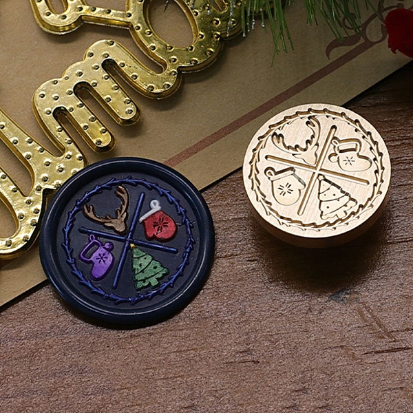 PandaHall Christmas Series Wax Seal Brass Stamp Head, for Wax Seal Stamp, Golden, Mixed Shapes, 25x14mm, Inner Diameter: 7.5mm Brass Mixed...
PandaHall Christmas Series Wax Seal Brass Stamp Head, for Wax Seal Stamp, Golden, Mixed Shapes, 25x14mm, Inner Diameter: 7.5mm Brass Mixed...