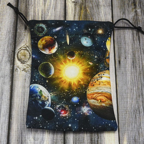 PandaHall Universe Theme Velvet Tarot Cards Storage Drawstring Bags, Tarot Desk Storage Holder, Rectangle with Planet Pattern, Gold, 18x13cm...
PandaHall Universe Theme Velvet Tarot Cards Storage Drawstring Bags, Tarot Desk Storage Holder, Rectangle with Planet Pattern, Gold, 18x13cm...