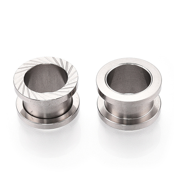 PandaHall 316 Surgical Stainless Steel Grooved Beads, Column, Stainless Steel Color, 12x10mm, Hole: 6.5mm 316 Surgical Stainless Steel...
PandaHall 316 Surgical Stainless Steel Grooved Beads, Column, Stainless Steel Color, 12x10mm, Hole: 6.5mm 316 Surgical Stainless Steel...