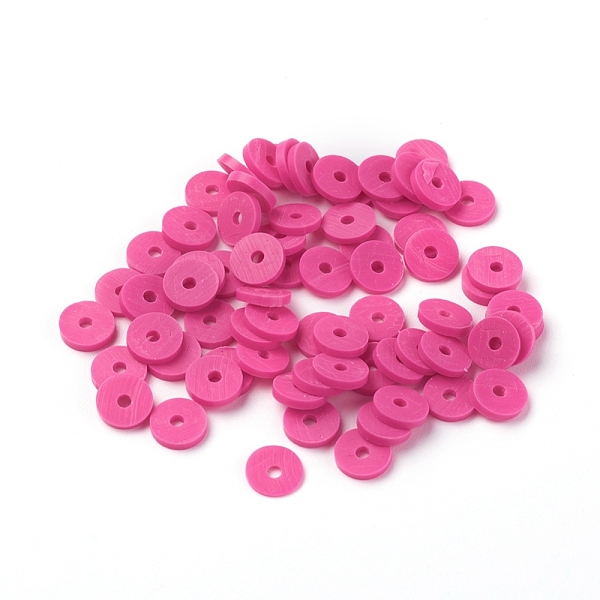 PandaHall Handmade Polymer Clay Beads, Disc/Flat Round, Heishi Beads, Medium Violet Red, 6x1mm, Hole: 2mm, about 23500pcs/1000g Polymer Clay...
PandaHall Handmade Polymer Clay Beads, Disc/Flat Round, Heishi Beads, Medium Violet Red, 6x1mm, Hole: 2mm, about 23500pcs/1000g Polymer Clay...