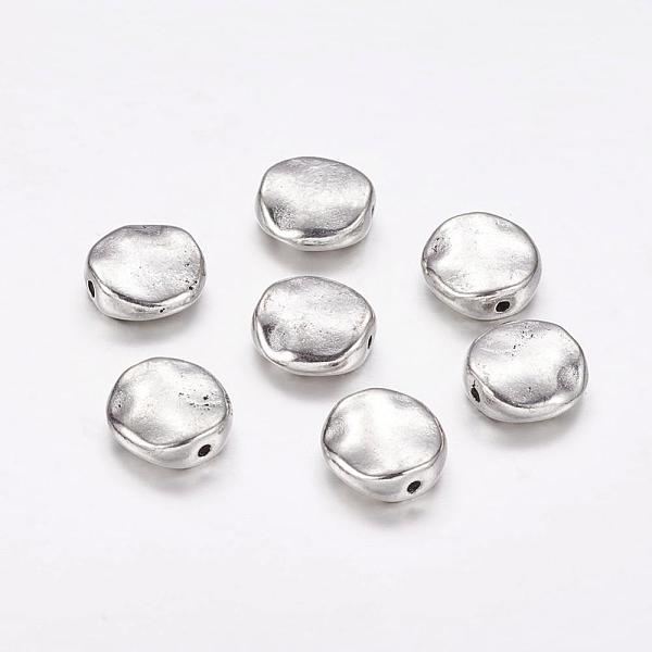 PandaHall Tibetan Style Alloy Beads, Cadmium Free & Lead Free, Wavy Flat Round, Antique Silver, 12x12x4mm, Hole: 1mm Alloy Nuggets
PandaHall Tibetan Style Alloy Beads, Cadmium Free & Lead Free, Wavy Flat Round, Antique Silver, 12x12x4mm, Hole: 1mm Alloy Nuggets