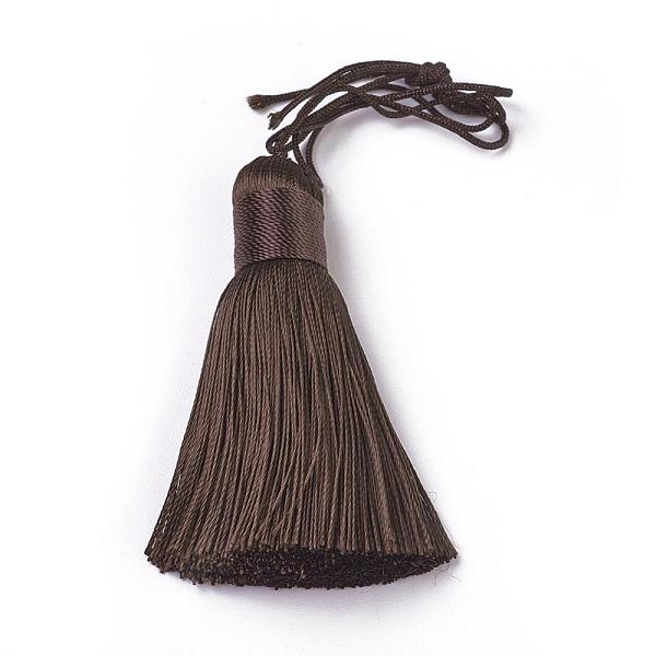PandaHall Polyester Tassel Big Pendants, Ice Silk Tassel, Coconut Brown, 50~57x12mm Polyester Brown
PandaHall Polyester Tassel Big Pendants, Ice Silk Tassel, Coconut Brown, 50~57x12mm Polyester Brown