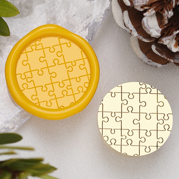 PandaHall Texture Theme Roung Brass Stamp Head, for Wax Seal Stamp, Wedding Invitations Making, Golden, Puzzle, 25x14.5mm, Inner Diameter...
PandaHall Texture Theme Roung Brass Stamp Head, for Wax Seal Stamp, Wedding Invitations Making, Golden, Puzzle, 25x14.5mm, Inner Diameter...