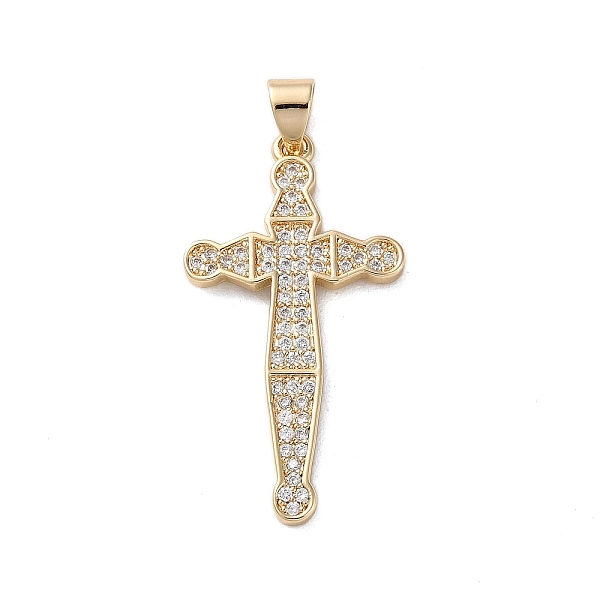 PandaHall Brass Micro Micro Pave Clear Cubic Zirconia Pendants, Cross, Real 18K Gold Plated, 31.5x17x2mm, Hole: 4.5x3.5mm Brass+Cubic...
PandaHall Brass Micro Micro Pave Clear Cubic Zirconia Pendants, Cross, Real 18K Gold Plated, 31.5x17x2mm, Hole: 4.5x3.5mm Brass+Cubic...