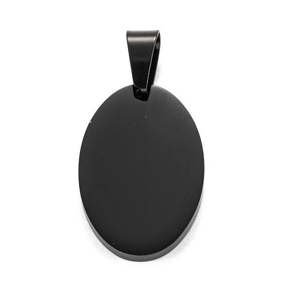 PandaHall 304 Stainless Steel Pendants, Stamping Blank Tag, Manual Polishing, Oval, Electrophoresis Black, 27.8x18.8x3mm, Hole: 4.5x8mm 304...
PandaHall 304 Stainless Steel Pendants, Stamping Blank Tag, Manual Polishing, Oval, Electrophoresis Black, 27.8x18.8x3mm, Hole: 4.5x8mm 304...