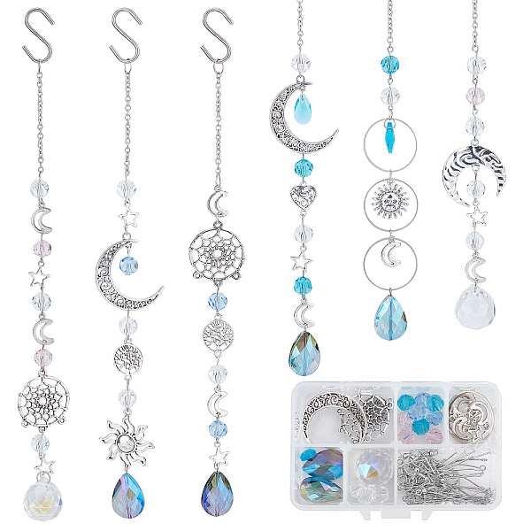 PandaHall SUNNYCLUE 1 Box 4 Sets Moon Suncatcher Making Kit Sun Catchers Crystals Bulk Rainbow Light Catchers for Window Outdoor Sun Shine...
PandaHall SUNNYCLUE 1 Box 4 Sets Moon Suncatcher Making Kit Sun Catchers Crystals Bulk Rainbow Light Catchers for Window Outdoor Sun Shine...