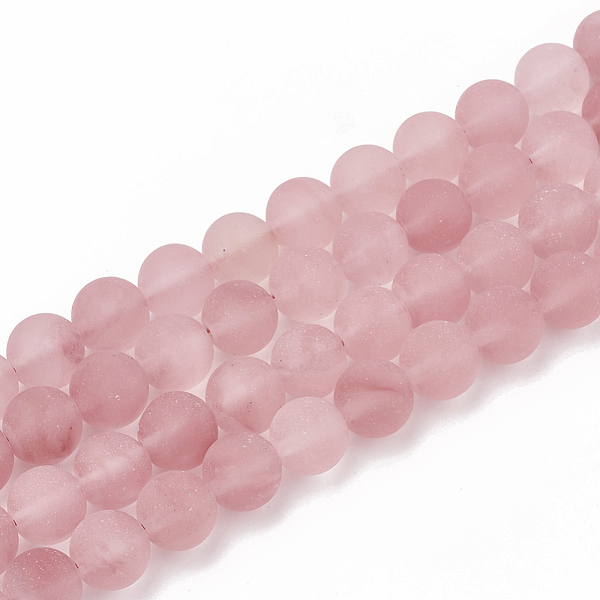 PandaHall Cherry Quartz Glass Beads Strands, Frosted, Round, 8mm, Hole: 1mm, about 47pcs/strand, 15.5 inch Cherry Quartz Glass Round
PandaHall Cherry Quartz Glass Beads Strands, Frosted, Round, 8mm, Hole: 1mm, about 47pcs/strand, 15.5 inch Cherry Quartz Glass Round